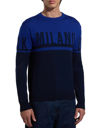 MEN'S SWEATER - BIKKEMBERGS NAVY - BMM1372 1