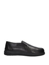MEN'S SLIP-ON - RIPOSELLA BLACK - ADELFIO I MB03BX 1