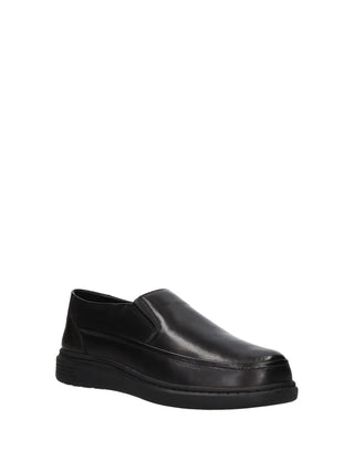 MEN'S SLIP-ON - RIPOSELLA BLACK - ADELFIO I MB03BX 2