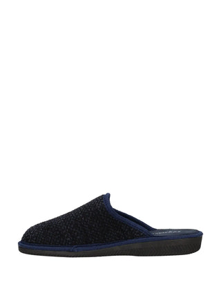 MEN'S SLIPPER - RIPOSELLA BLUE - DAVID I MB00BX 4