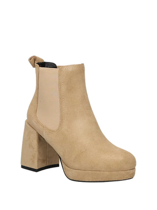WOMEN'S ANKLE BOOTS - SARA LOPEZ CAMEL - SL52TR 304P1 2
