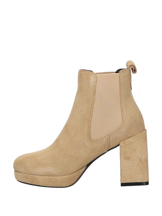 WOMEN'S ANKLE BOOTS - SARA LOPEZ CAMEL - SL52TR 304P1 4