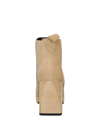 WOMEN'S ANKLE BOOTS - SARA LOPEZ CAMEL - SL52TR 304P1 5