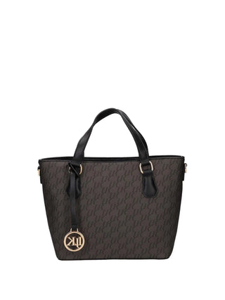 WOMEN'S SHOULDER BAG - BLACK LUMBERJACK - LKP04WBA0922