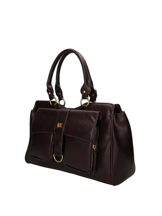 WOMEN'S HANDBAG - LUMBERJACK DARK BROWN - LKP04WBA1002 2