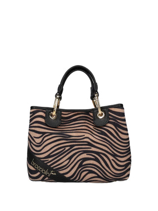 WOMEN'S HANDBAG - BRACCIALINI BLACK-WHITE - B18571-YY