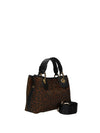 WOMEN'S HANDBAG - BRACCIALINI BROWN - B18573-YY 3