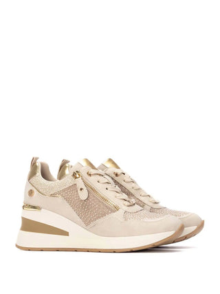 WOMEN'S SNEAKERS - XTI BEIGE - 144377 4