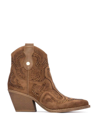 WOMEN'S ANKLE BOOTS - XTI CAMEL - 144465