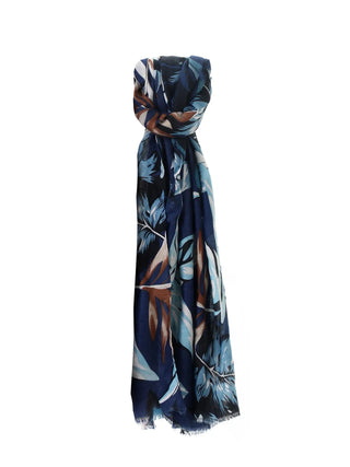 SCIARPA DONNA - LUMBERJACK BLU - A1017
