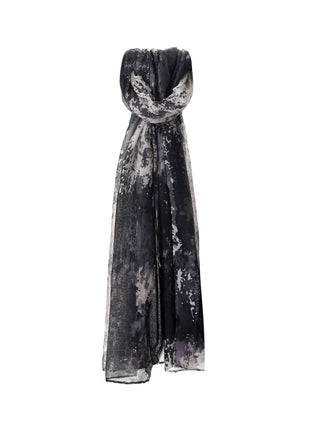 SCIARPA DONNA - LUMBERJACK NERO - B1001