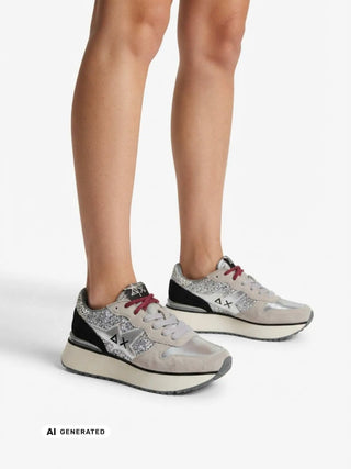 SNEAKERS DONNA - SUN68 ARGENTO - Z46230 5