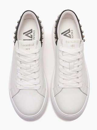 SNEAKERS DONNA - EMANUELLE VEE BIANCO-NERO - 462P-100-10-P003 3