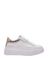 SNEAKERS DONNA - EMANUELLE VEE BIANCO-ORO - 462P-100-10-P003 1