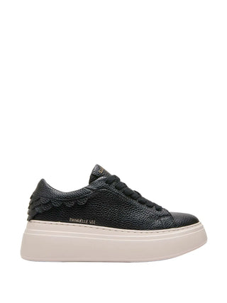 SNEAKERS DONNA - EMANUELLE VEE NERO - 462P-100-11-P138