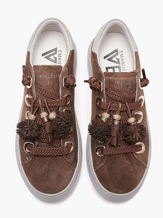 SNEAKERS DONNA - EMANUELLE VEE MARRONE - 462P-100-12-P011 3