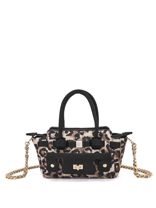 BORSA A MANO DONNA - SAVE MY BAG LEOPARDO - S62-CLARA-S-LY