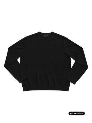 MAGLIONE UOMO - GATTINONI NERO - GR6001/P
