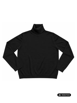 MAGLIONE UOMO - GATTINONI NERO - GR6002/P
