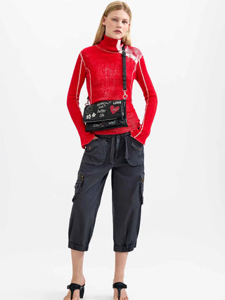 TRACOLLA DONNA - DESIGUAL NERO - 26WAXP39 8