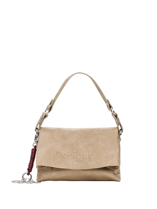 BORSA A SPALLA DONNA - DESIGUAL BEIGE - 26WAXP51 1