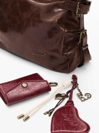 BORSA A SPALLA DONNA - DESIGUAL MARRONE - 26WAXP93 4