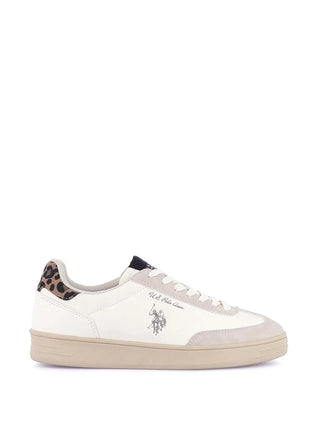 SNEAKERS DONNA - US POLO ASSN. BIANCO-BEIGE - ALPHA002W/GYH1 1