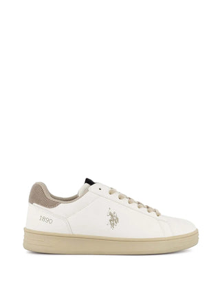 SNEAKERS DONNA - US POLO ASSN. BIANCO-BEIGE - ALPHA003W/GYT1 1