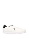 SNEAKERS UOMO - US POLO ASSN. BIANCO-NERO - ALPHA004M/GY1 1