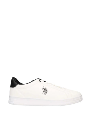 SNEAKERS UOMO - US POLO ASSN. BIANCO-NERO - ALPHA004M/GY1 1