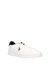 SNEAKERS UOMO - US POLO ASSN. BIANCO-NERO - ALPHA004M/GY1 2