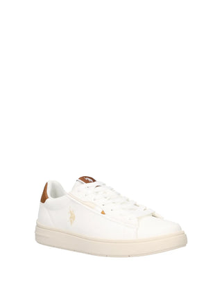 SNEAKERS UOMO - US POLO ASSN. BIANCO-CUOIO - ARIS001M/GYM1 2