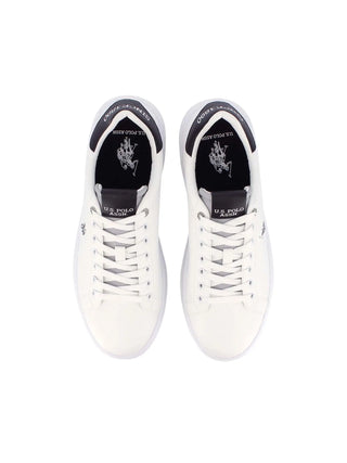 SNEAKERS UOMO - US POLO ASSN. BIANCO-NERO - CODY010M/GY4 4
