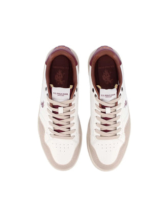 SNEAKERS UOMO - US POLO ASSN. BIANCO-ROSSO - ELIA001M/GLS2 4