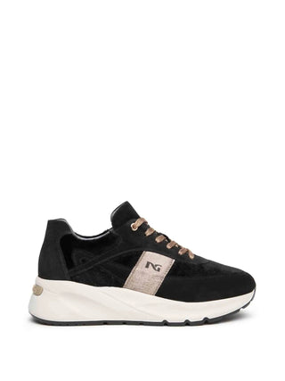 SNEAKERS DONNA - NERO GIARDINI NERO - I617383D