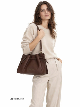 TOTE DONNA - ERMANNO SCERVINO MARRONE - 12402197 4