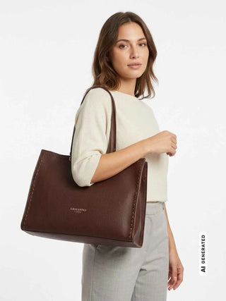 TOTE DONNA - ERMANNO SCERVINO MARRONE - 12402250 4