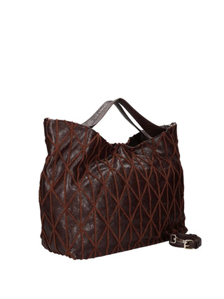 BORSA A SPALLA DONNA - ERMANNO SCERVINO MARRONE - 12402279 3