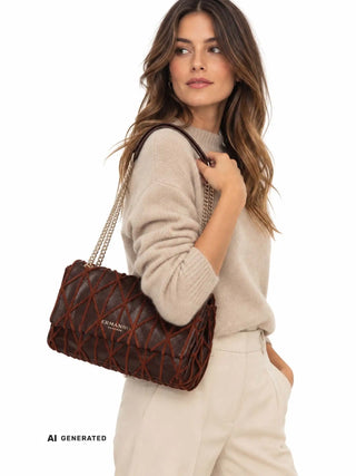 TRACOLLA DONNA - ERMANNO SCERVINO MARRONE - 12402280 4