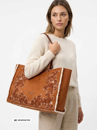 TOTE DONNA - ERMANNO SCERVINO TAN - 12402297 4