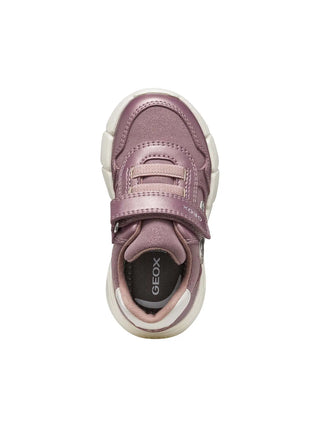 SNEAKERS BAMBINA - GEOX ROSA-ARGENTO - B566NB 0AJAS 5