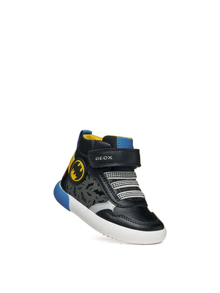 SNEAKERS BAMBINO - GEOX NERO-GIALLO - B661NA 05402 4
