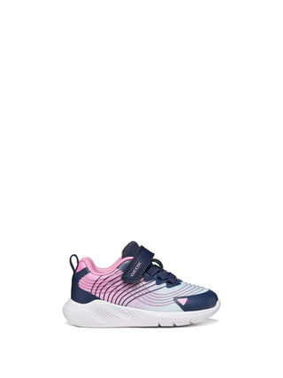 SNEAKERS BAMBINA - GEOX BLU-ROSA - B664TA 0119J 1
