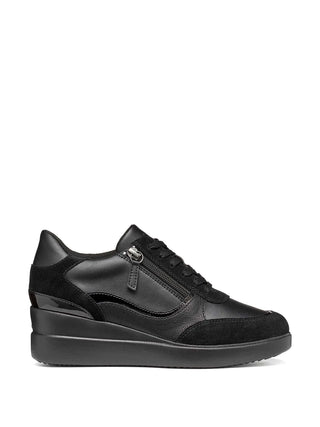 SNEAKERS DONNA - GEOX NERO - D6630B 05422 1