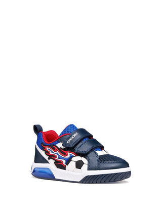 SNEAKERS RAGAZZO - GEOX NAVY-ROSSO - J659CB 01454 2
