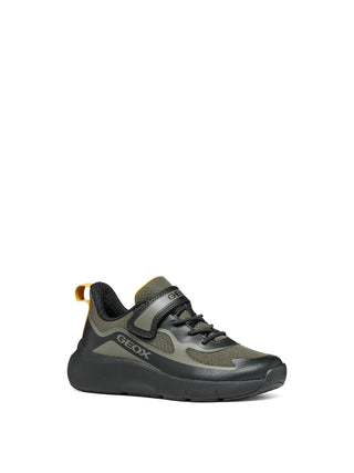 SNEAKERS RAGAZZO - GEOX VERDE-NERO - J65P7F 01454 2