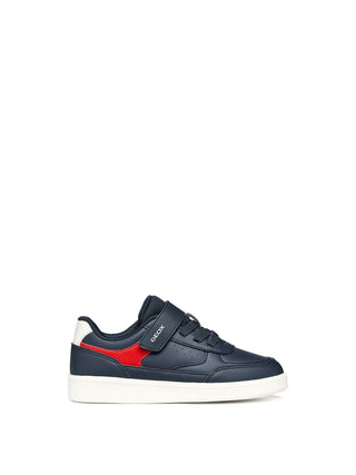 SNEAKERS RAGAZZO - GEOX NAVY-ROSSO - J66DJD 0003W