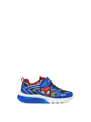 SNEAKERS RAGAZZO - GEOX NERO-ROYAL - J66LBK 01454