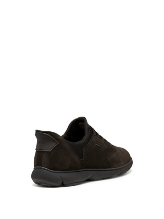 SNEAKERS UOMO - GEOX MARRONE - U56MXB 00022 4