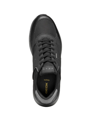 SNEAKERS UOMO - GEOX NERO-GRIGIO - U66M6A 0EKBC 5